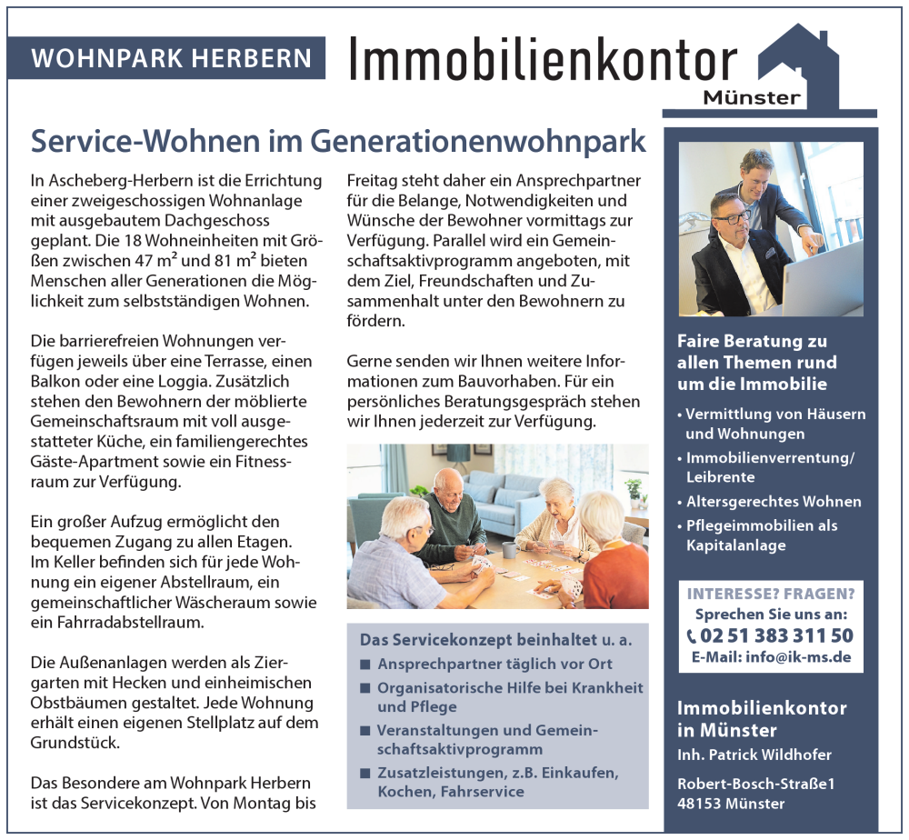 Wohnpark Herbern - Überblick